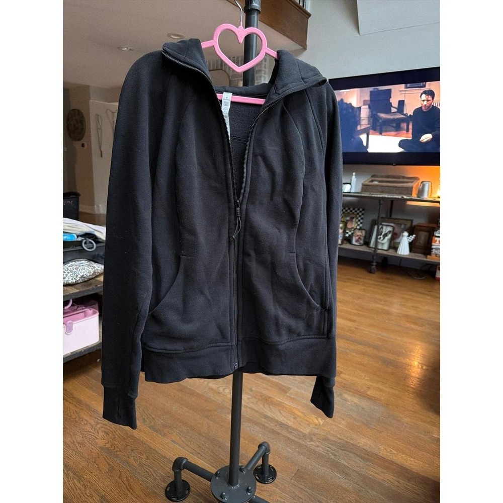 Lululemon Scuba Full-Zip hoodie black woman's 14